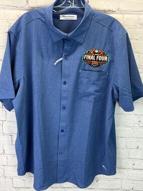 ⭐️NWT Tommy Bahama the Bahama coast men’s short sleeve women’s final 4 shirt XL